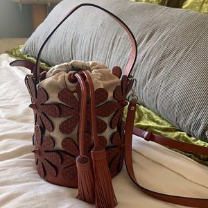 Rebecca Minkoff Brown Leather Bucket Bag